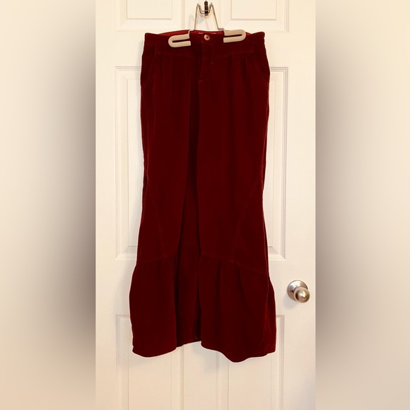 Maxi boho corduroy skirt - Picture 3 of 8
